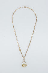 Wings Hawaii Fob Necklace - South Seas Pearl 14K yellow gold  thumbnail