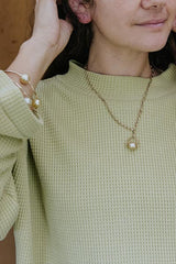 Fob Necklace - South Seas Pearl 14K thumbnail