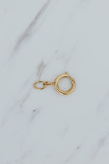 Wings Hawaii XL Spring Clasp necklace extender for charms in 14k gold-filled. Fine jewelry handmade in Maui.  thumbnail