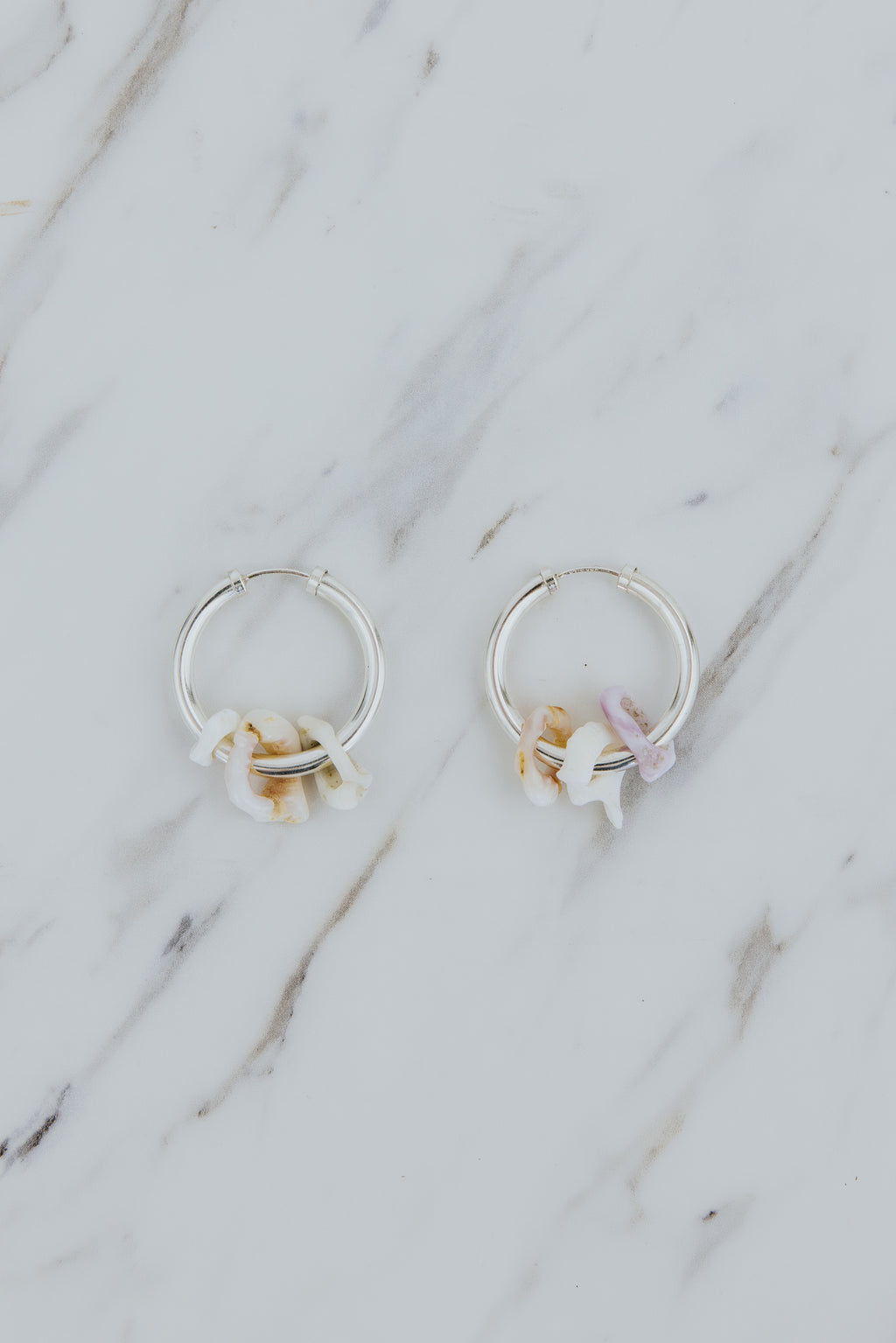 Bombucha Beach Shell Hoops