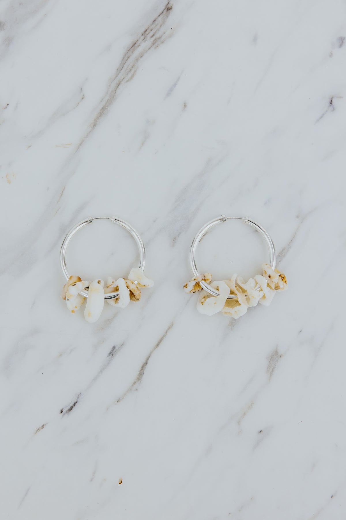 Bombucha Beach Shell Hoops