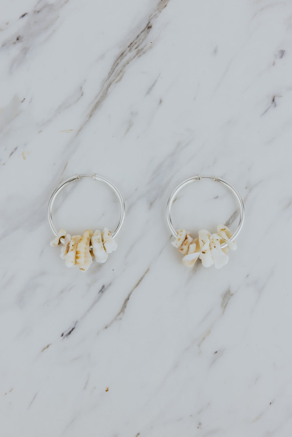 Bombucha Beach Shell Hoops