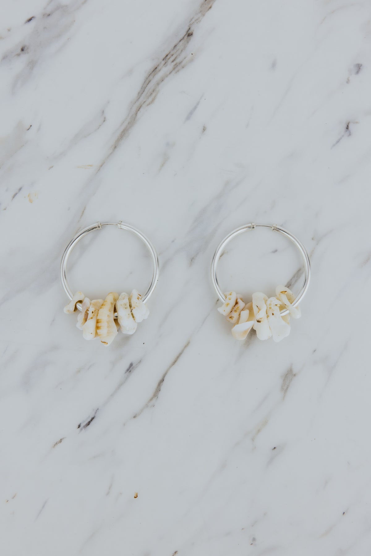Bombucha Beach Shell Hoops