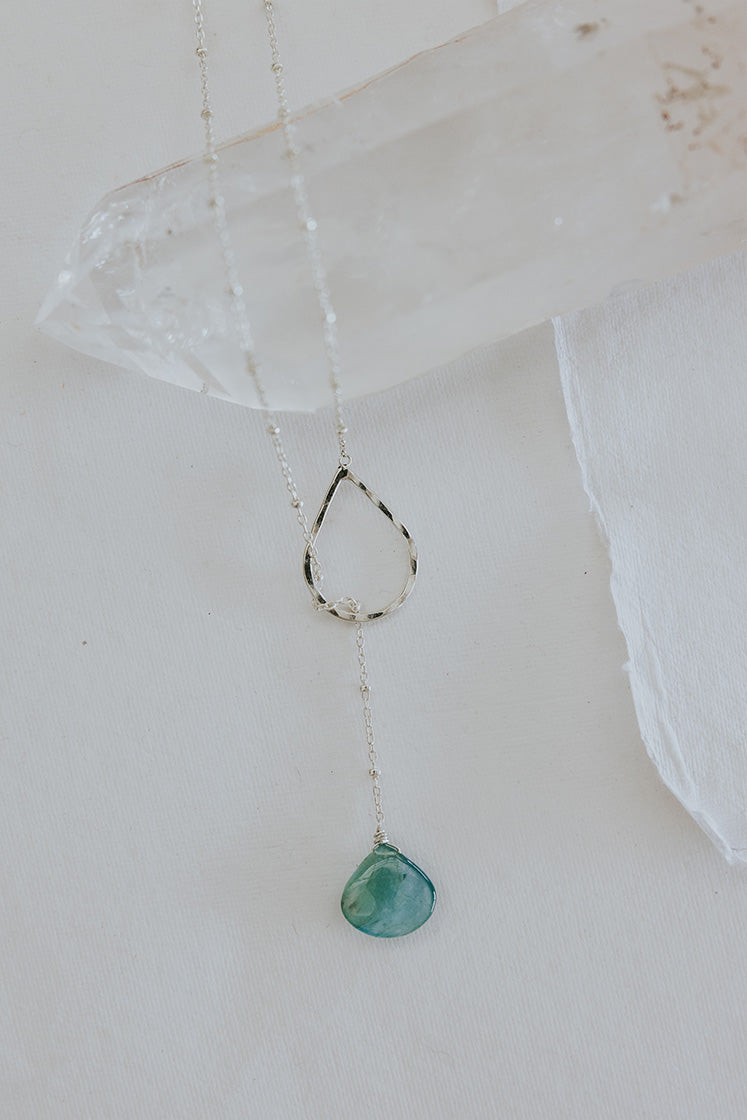Lariat Necklace - Grandidierite