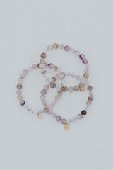 Stretchy Beaded Bracelet - Light Super Seven thumbnail