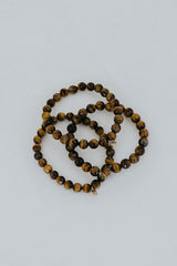 Stretchy Beaded Bracelet - Tigers Eye thumbnail