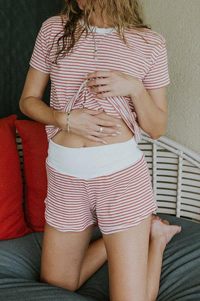 Vintage Stripe Ribbed Pau Hana Shorts