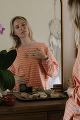 Boxy Long Sleeve - Clay Stripe thumbnail