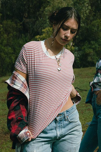 Vintage Stripe Tee