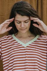 Vintage Stripe V-Neck thumbnail