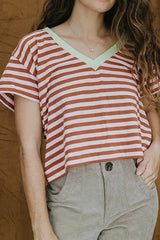 Vintage Stripe V-Neck thumbnail