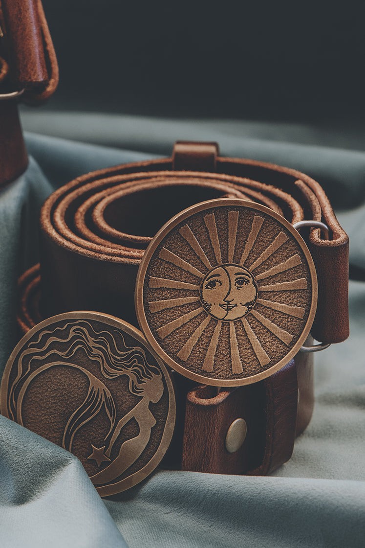 Sun + Moon Belt Buckle