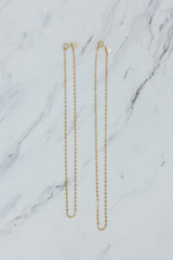 Wings Hawaii Sunburst chain necklaces in 14k gold-filled. 15" or 16" lengths. Fine jewelry handcrafted in Maui. Wear solo or add charms or a fob extender. 