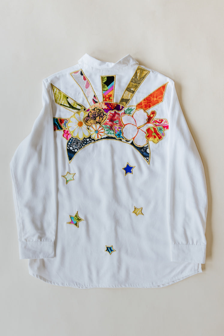 Sun + Moon Linen Blouse