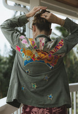 Vintage Sun + Moon Army Jacket thumbnail