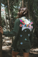 Vintage Sun + Moon Army Jacket thumbnail