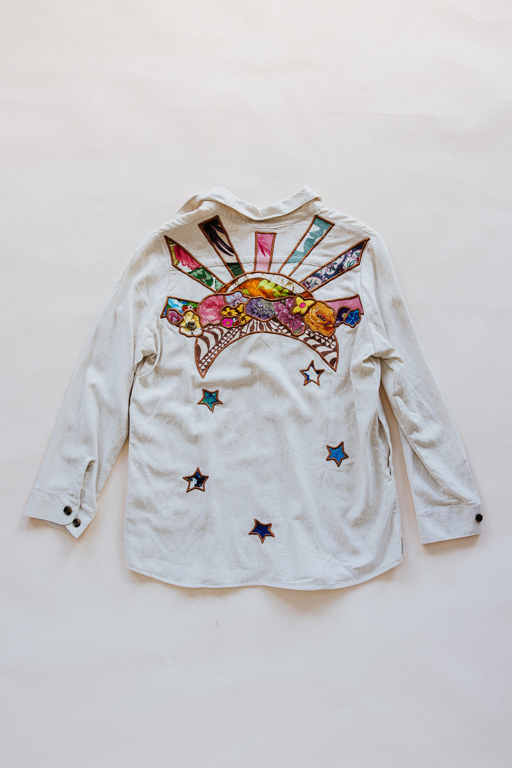 Sun + Moon Linen Blouse - Natural