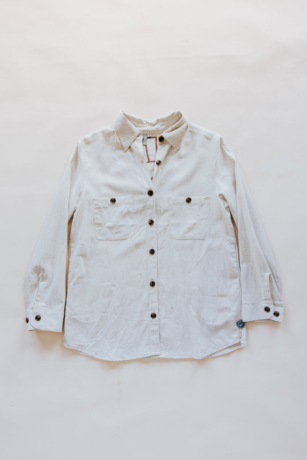 Sun + Moon Linen Blouse - Natural