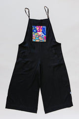 Wings Hawaii Sun Pocket Overalls in Black thumbnail