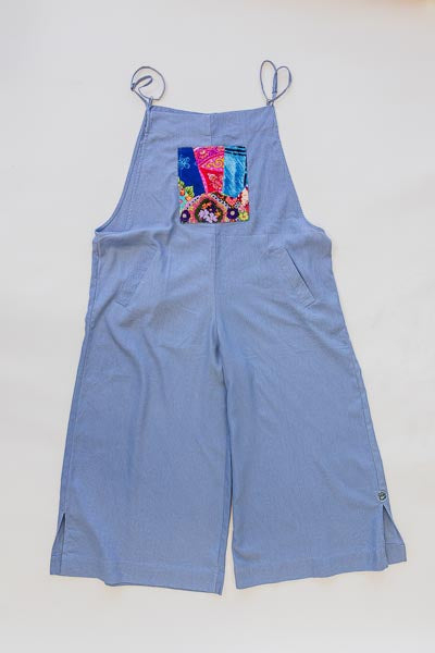 Sun Pocket Overalls - Blue
