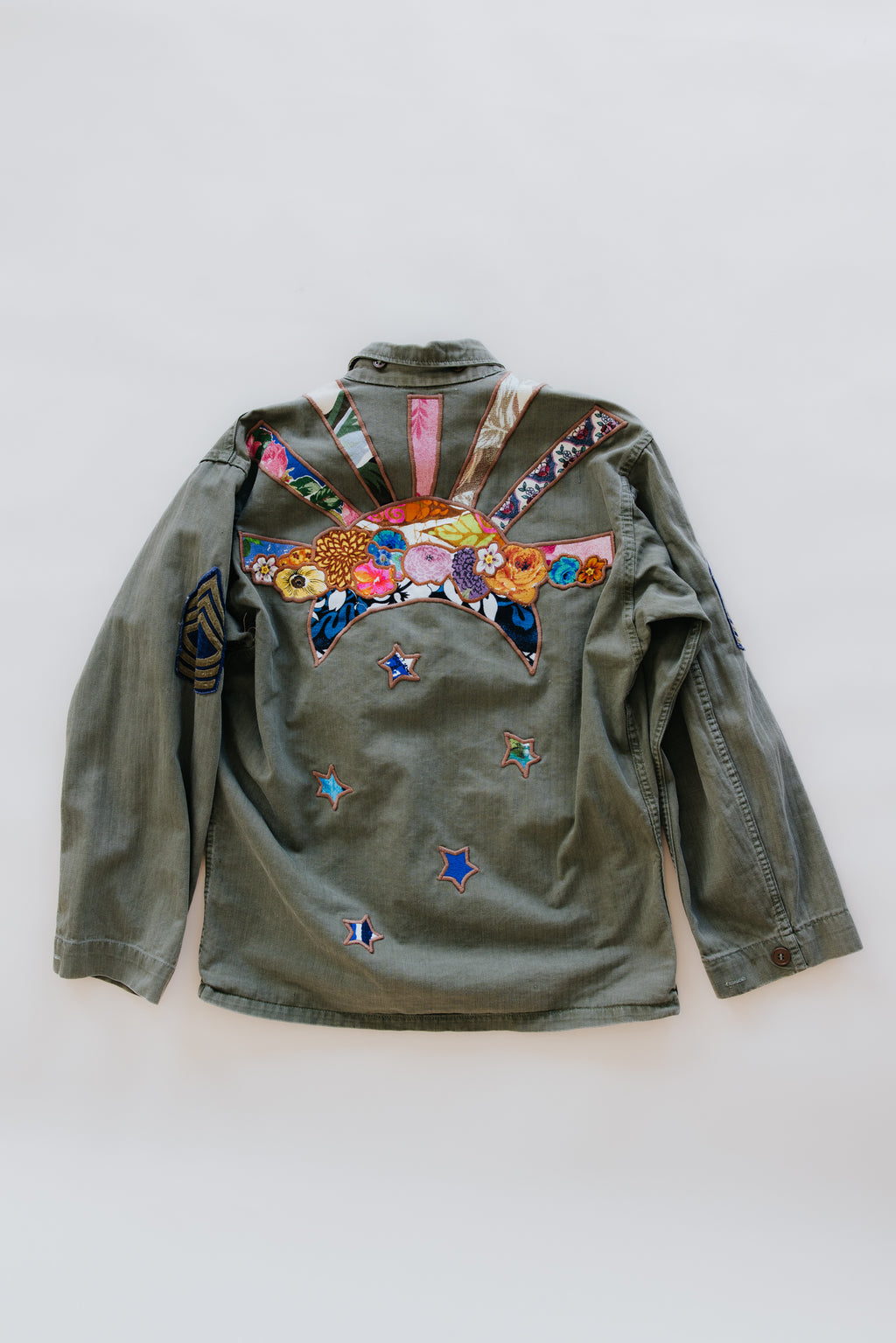 Vintage Sun + Moon Army Jacket
