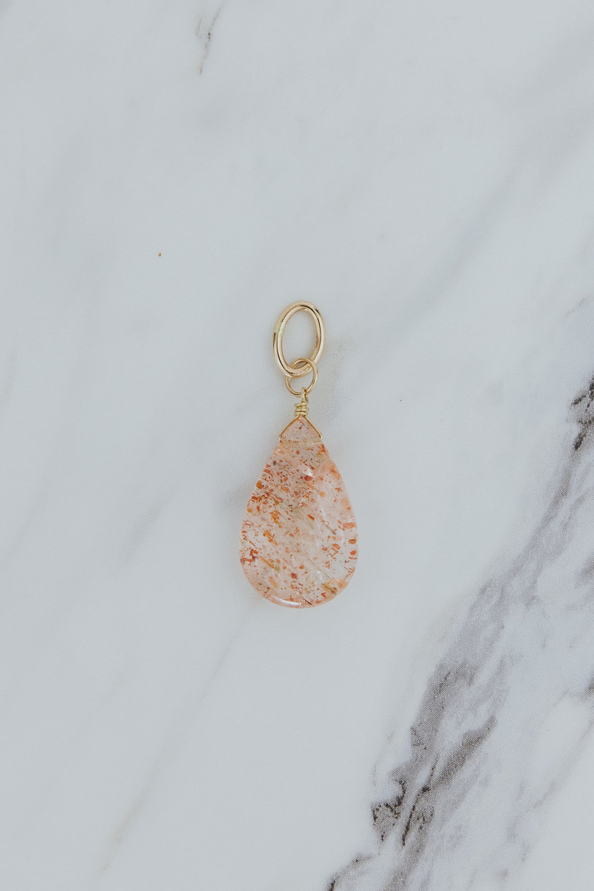 Gemstone Necklace Charms - Warm Tones