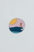 wings hawaii toes on the nose surfer girl sticker