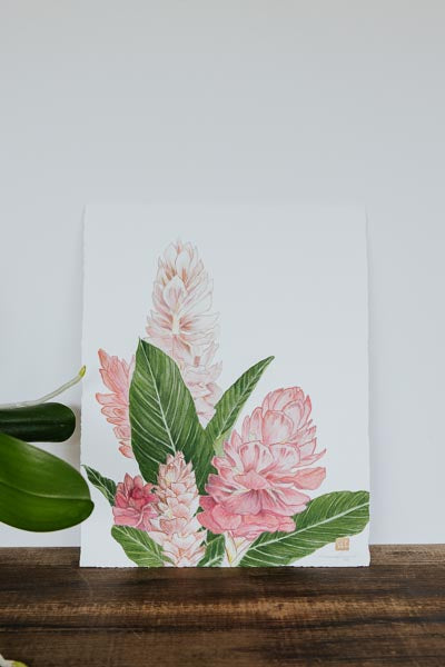 Roadside Ginger Giclee