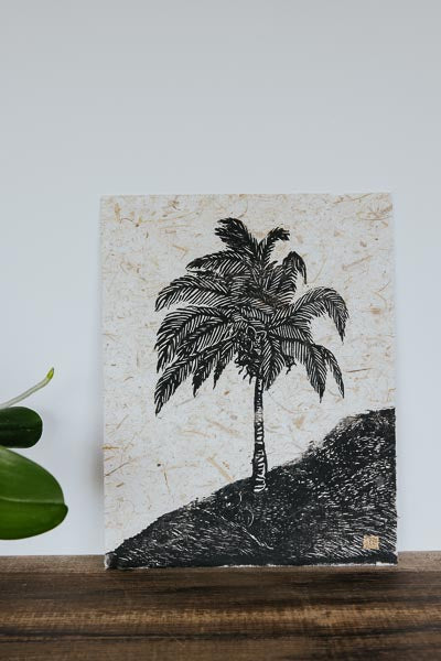 Coco on the Cliff Print