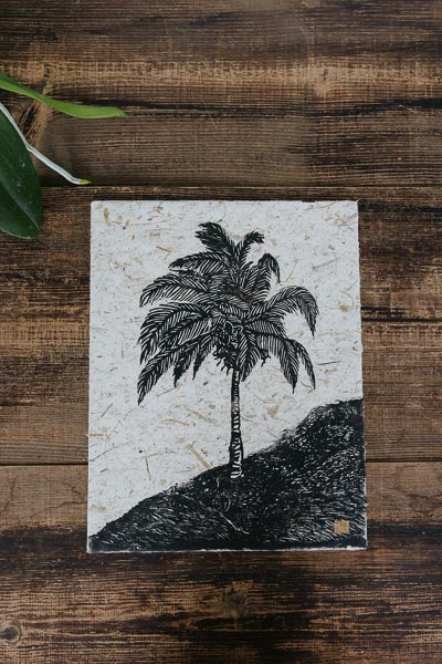 Coco on the Cliff Print