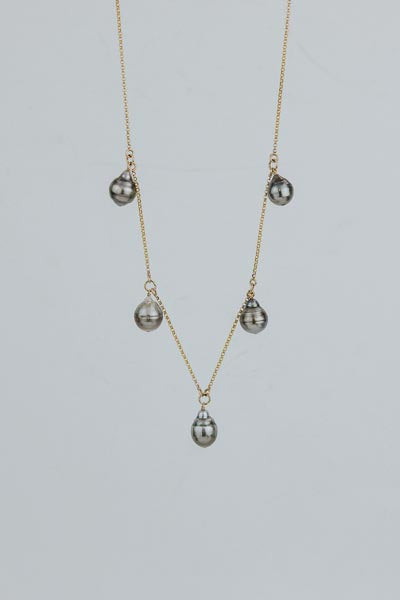 Tahitian Pearl Chandelier Necklace