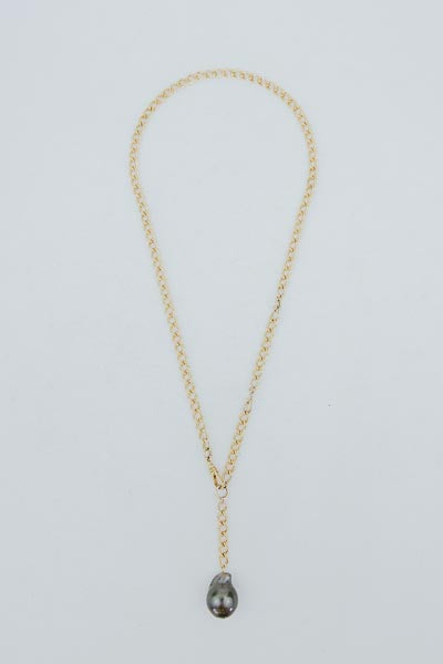 Tahitian Pearl Drop Necklace