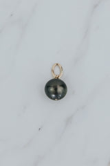 Wings Hawaii Tahitian pearl necklace charms in 14k gold-filled. Keshi teardrop, Baroque, and Round varieties. Fine jewelry handcrafted in Maui. Beach-chic charm necklaces handmade in Hawaii.  thumbnail