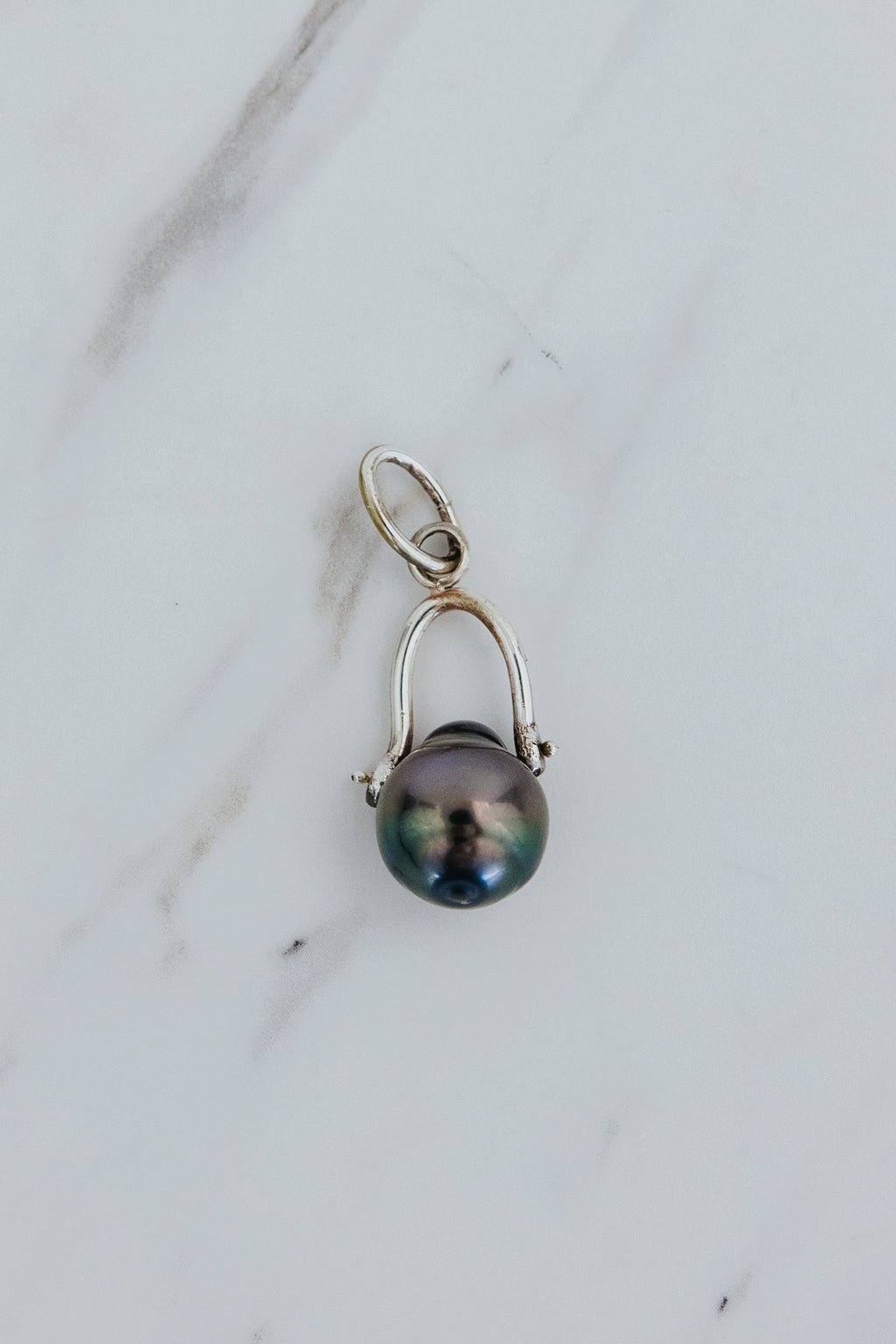 Shackle Necklace Charms - Tahitian Pearls | SS