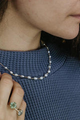 Uncultured Tahitian Pearl Choker - 14k thumbnail