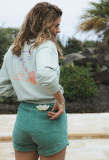 Cropped Sweatshirt - Seafoam thumbnail