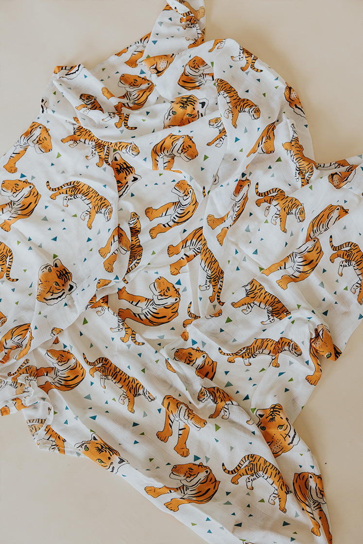 Baby Swaddle - Wandering Tigers