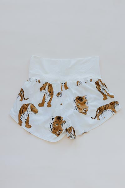 Organic Cotton Pau Hana Shorts - Tiger