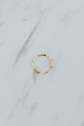 Wings Hawaii ti leaf stacking rings in 14k gold-filled or sterling silver. Fine jewelry handmade in Maui. Beachy, boho, organic, freeform wavy-shaped rings. 