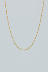 Wings Hawaii tiny satellite chain necklace in 14k gold-filled. Fine jewelry handcrafted with aloha in Maui. Wear solo, layered, or add charms to customize. High quality jewelry made in Hawaii.  thumbnail