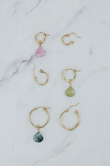Loose Charms for Hoops - Tourmaline thumbnail
