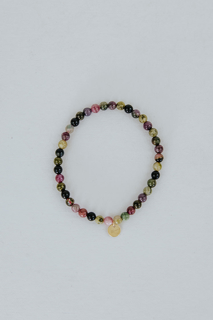 Gem Stretch Bracelet - Tourmaline