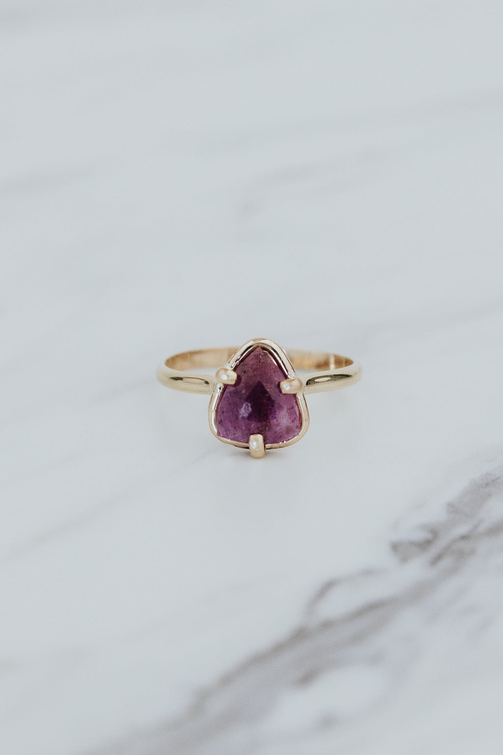 Prong Set Rings - Ruby