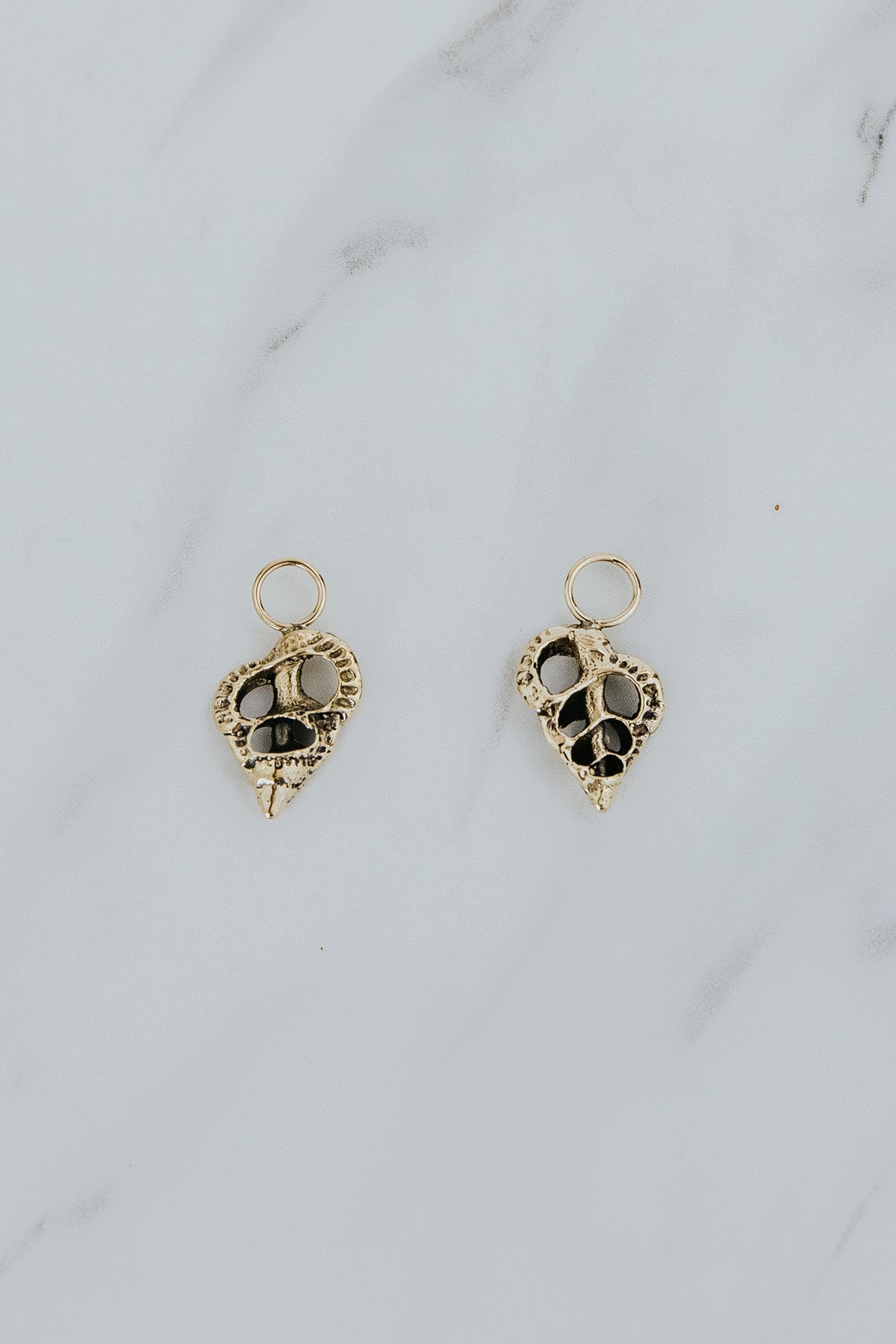 Earring Charms - Forever Tiny Triton Shell Cross-Section