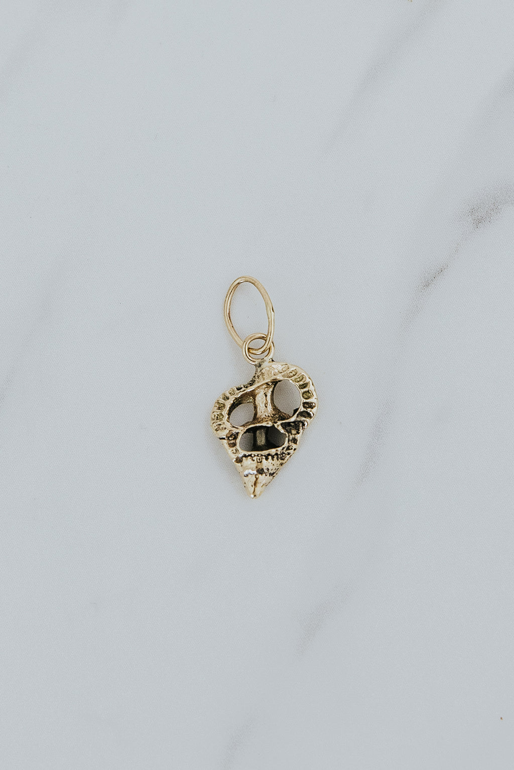 Necklace Charm - Forever Tiny Triton Shell Cross-Section
