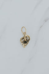 Necklace Charm - Forever Tiny Triton Shell Cross-Section thumbnail