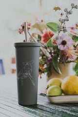 Humpback Whale Tumbler - Grey thumbnail