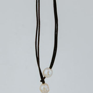 Front Clasp Pearl Lariat