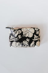 wings hawaii tyvek adventure pouches in black + tan aloha print  thumbnail