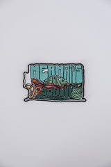 Embroidered Patch - Mermaids Smoke Seaweed thumbnail